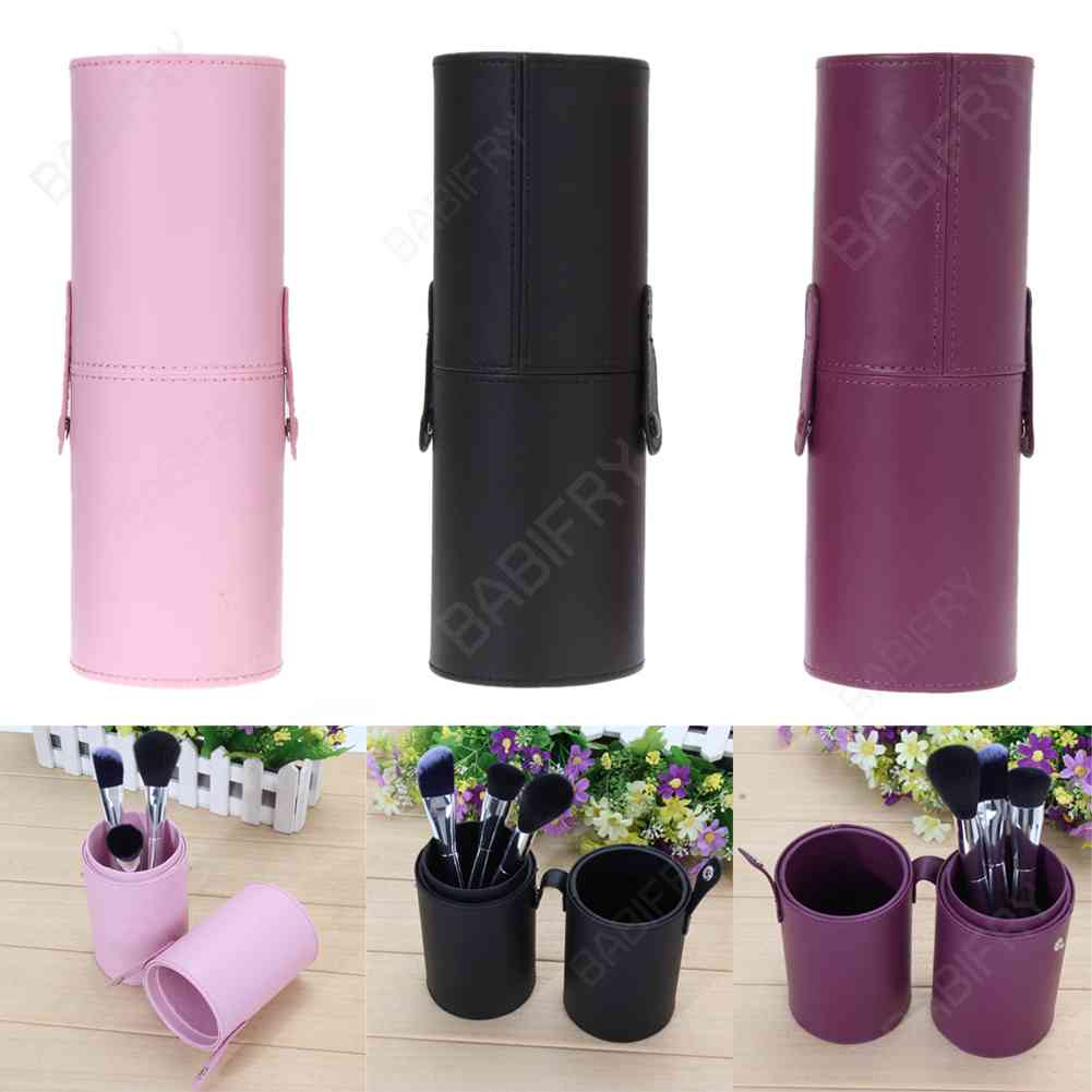 Giá Đỡ Cọ Trang Điểm Bằng Da 8.9 "Tiện Dụng