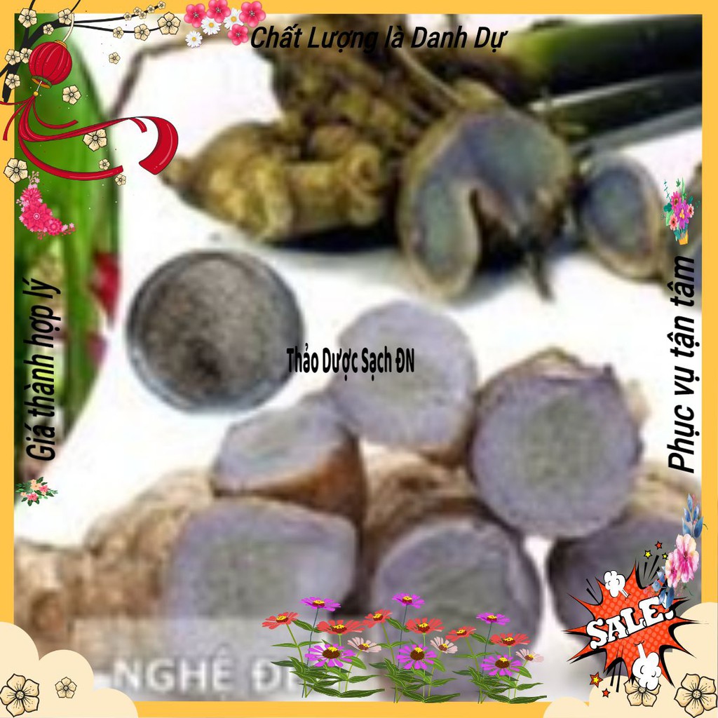 Nghệ Đen  khô thái lát 100 gram.