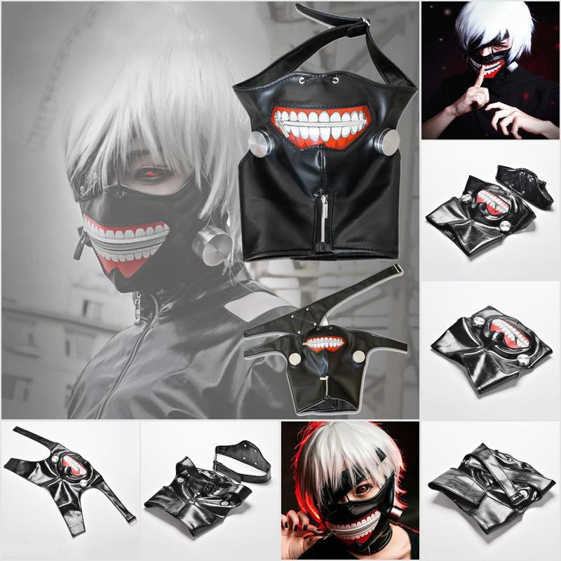 Mặt nạ hóa trang Tokyo Ghoul Kaneki Ken làm từ da