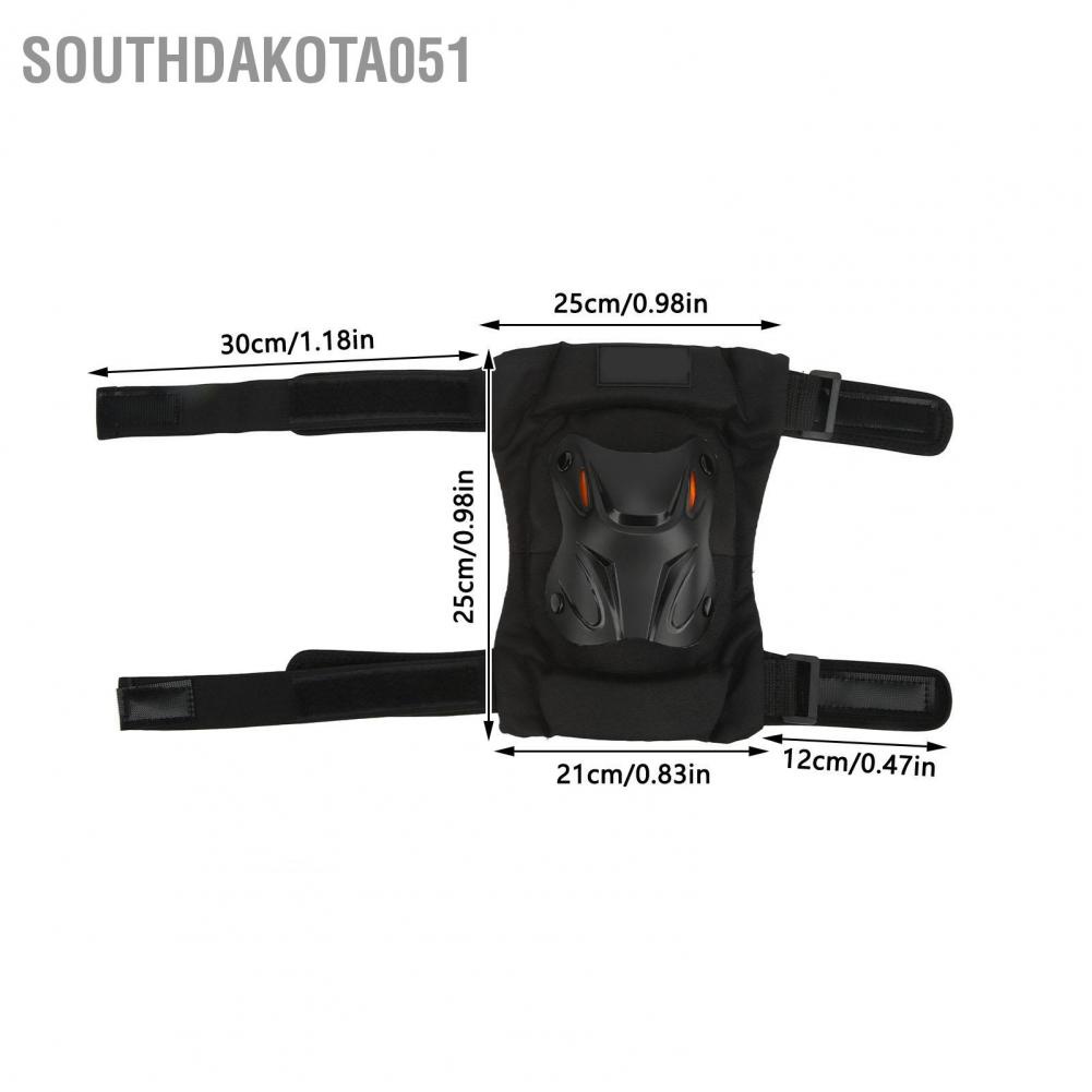 Southdakota051 2pcs Motorcycle Elbow Guard Thickened Anti Collision High Strength Riding Safety Gear for Scooter