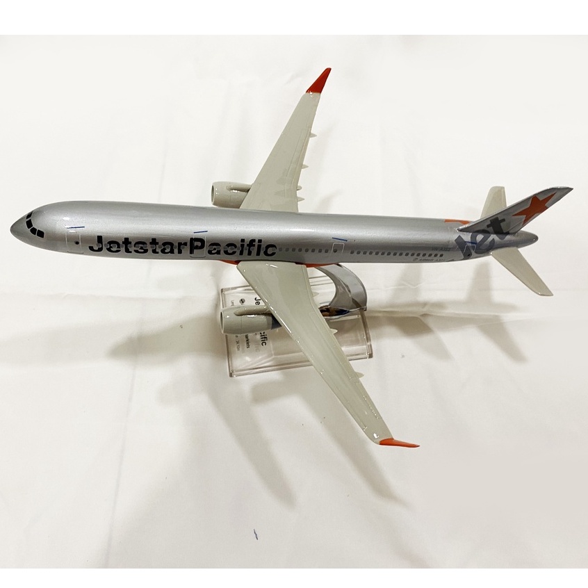 Mô hình máy bay Jetstar 30cm, Máy Bay Kim Loại A321 Sơn Theo Tiêu Chuẩn Các Hãng Hàng Không, Mô Hình Decor