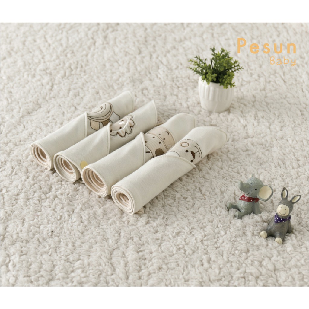 Khăn yếm dãi tam giác hàng cao cấp 1-5 tuổi 100% vải Cotton Hữu Cơ tự nhiên an toàn cho bé