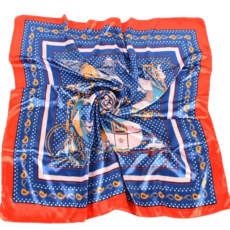 Khăn Choàng Satin Vuông 90CM(35.4inch) Thời Trang Dành Cho Nữ WJ1001-59