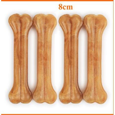 Doremiu- (1 cái) Xương da bò cho chó gặm dạng xương ống (5 size) cho chó sạch răng tránh cắn phá đồ