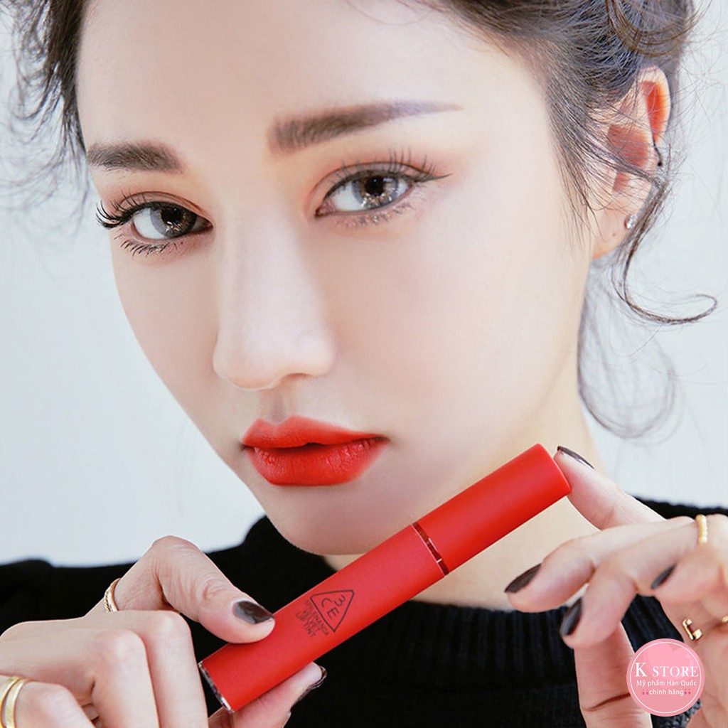 Son Kem Lì 3CE Velvet Lip CHÍNH HÃNG - CHECK được mã vạch