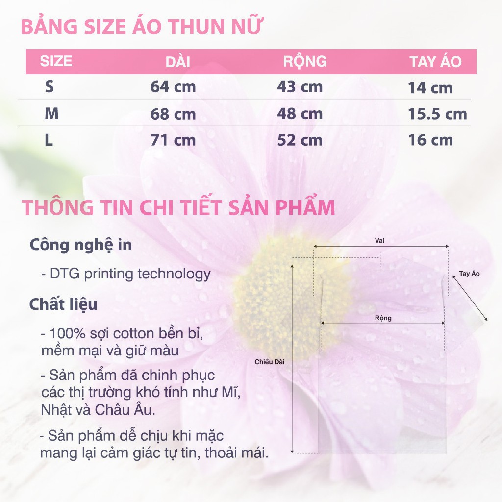 Áo phông nữ đẹp 100% Cotton bảng chữ cái vẽ hoa văn sắc màu. Made in Việt Nam đáng yêu, trẻ trung, cá tính CHAALP21001