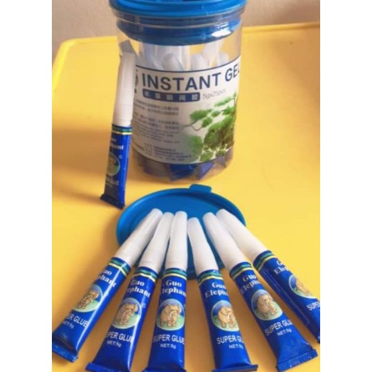 Keo thủy sinh ADHESIVE MÀU XANH/Đỏ