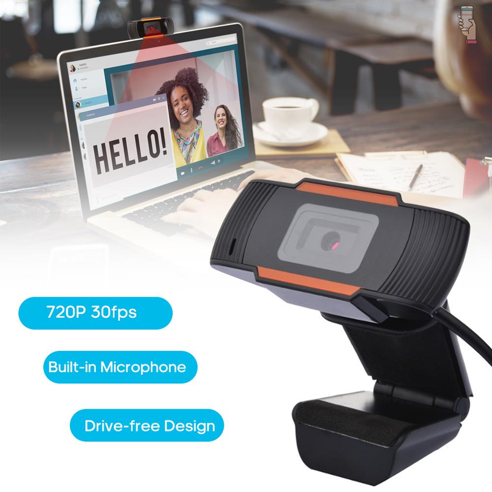 Webcam C3 720p Độ Phân Giải Cao Có Micro Cho Máy Tính