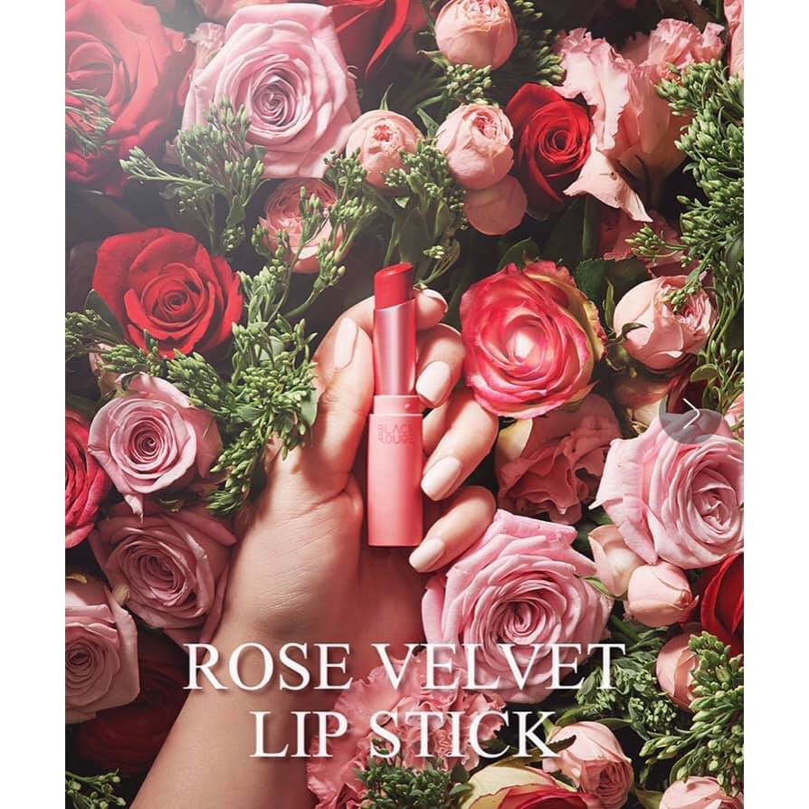 SON THỎI BLACK ROUGE ROSE VELVET LIPSTICK