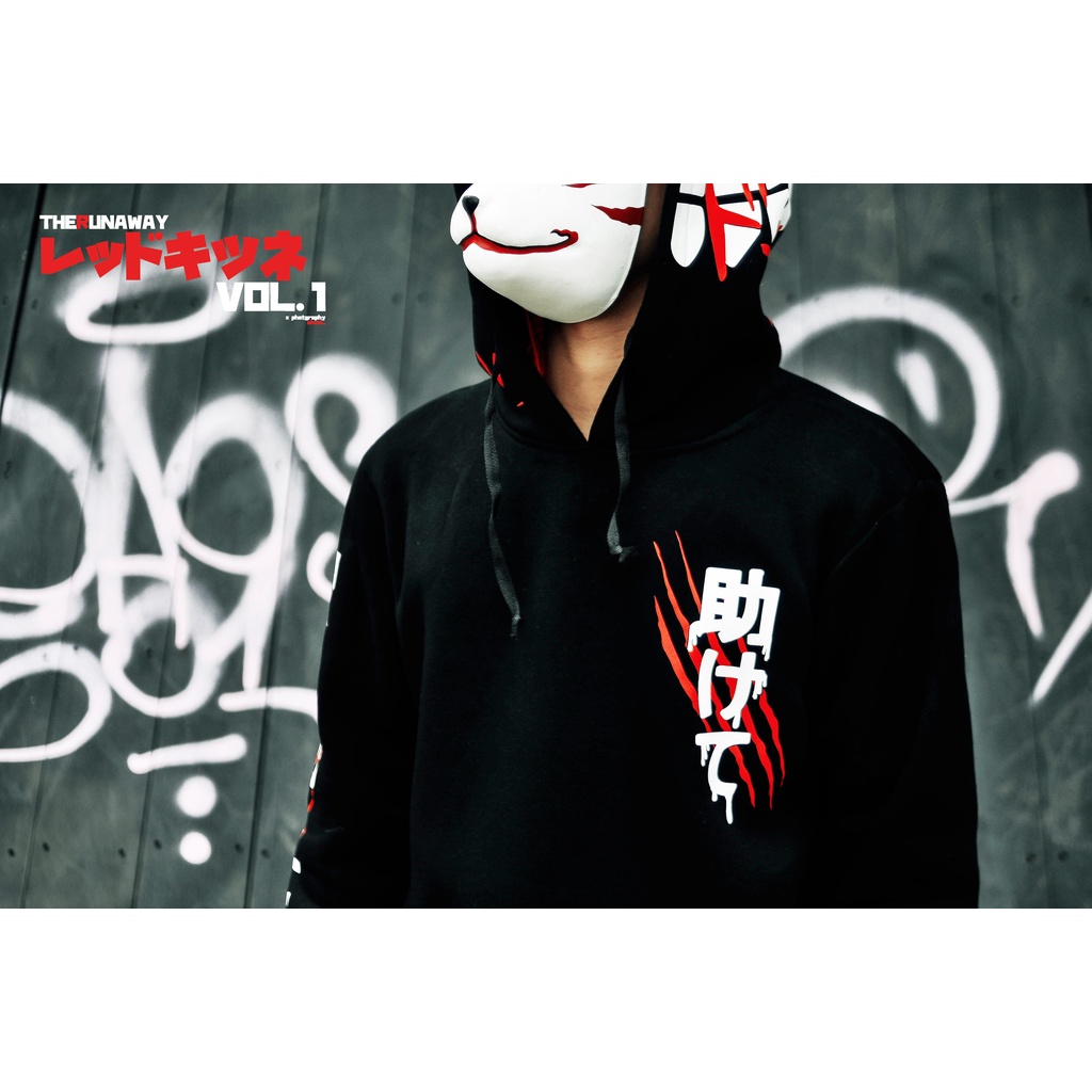 Áo Hoodie Urban Kitsune: Kaneki nỉ bông ngoại nhập by The Runaway