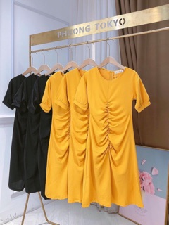Váy đũi rúm ngực( Có ảnh thật ) - Mã TĐ9