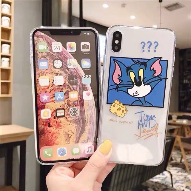 ỐP LƯNG PHONE TOM AND JERRY CHO 6/6plus/6s/6s plus/6/7/7plus/8/8plus/x/xsmax/11/11 pro max