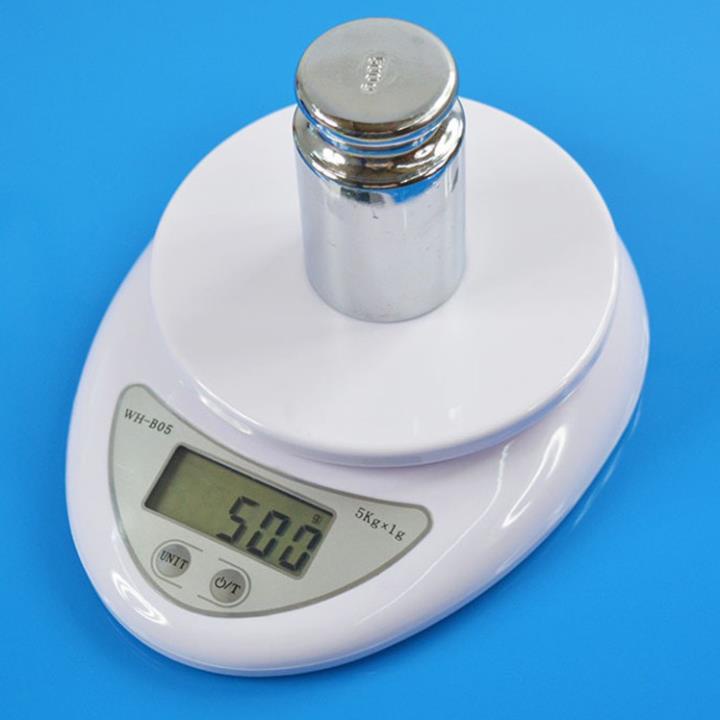 Cân tiểu ly điện tử nhà bếp mini định lượng 1g - 5kg độ chính xác cao kèm 2 viên pin AAA