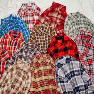 (COMBO 2 Áo) Sơ Mi Flannel Loại 1 Vintage - Còn Nhiều Mẫu