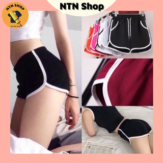 Quần đùi viền thể thao nữ lưng thun có dây