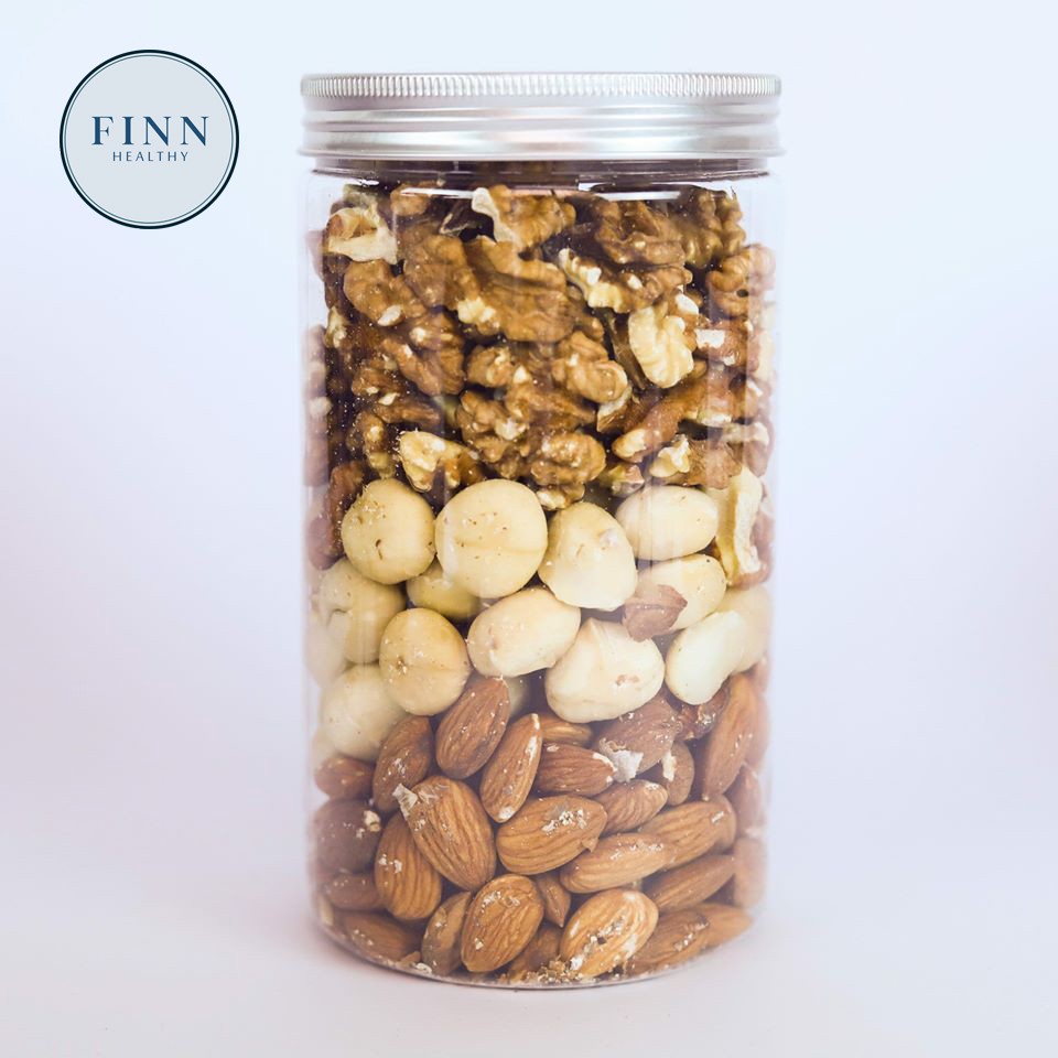 MIXED NUTS NHIỀU LOẠI HẠT DINH DƯỠNG GRANOLA by Finn Healthy 300-500GR | BigBuy360 - bigbuy360.vn
