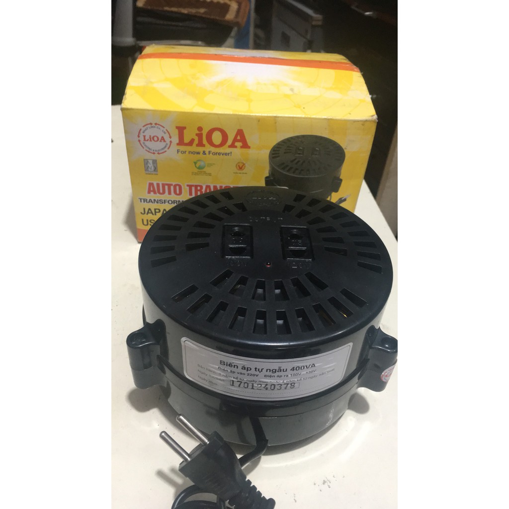 Biến áp đổi nguồn LiOA 400VA tự ngẫu từ 220V sang 100V 120V