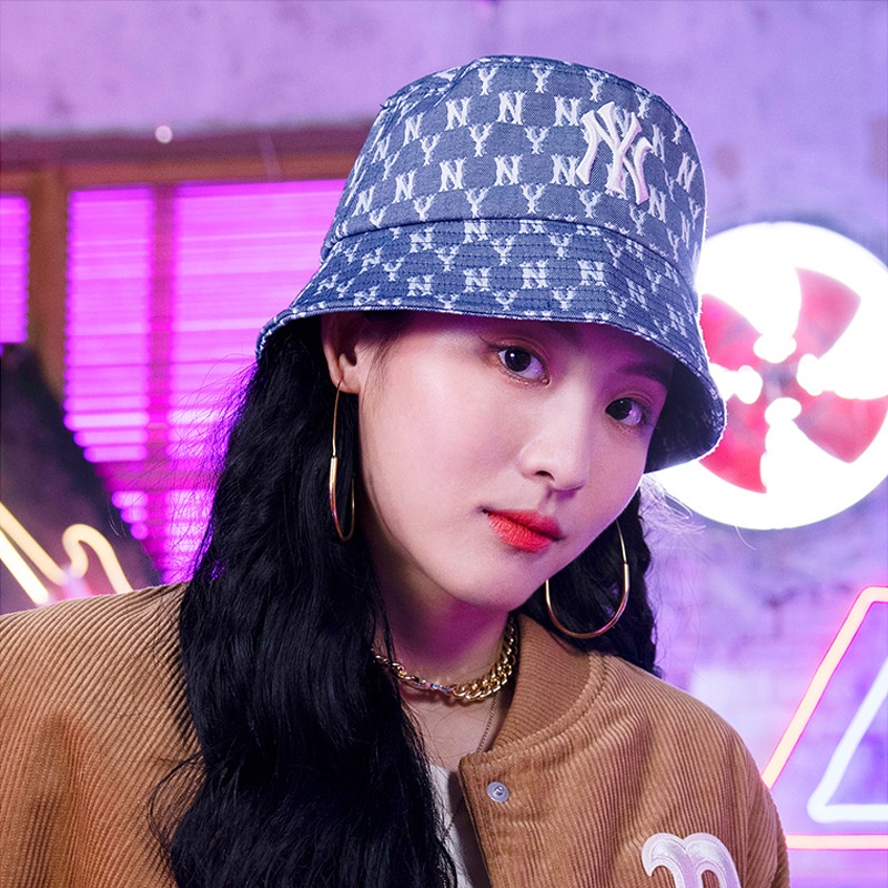 Nón Tai Bèo Mlb NY Yankees Vành Rộng Cá Tính Chống Nắng Cho Nam Nữ