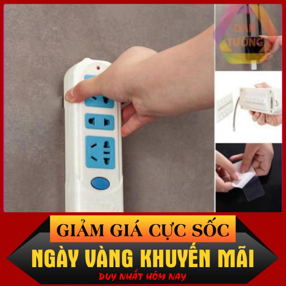 HOT FREE SHIP> FREESHIP Miếng dán tường 2 mặt keo trong siêu chắc dự phòng cho kệ remote , kệ xà bông, dán tranh chịu lự