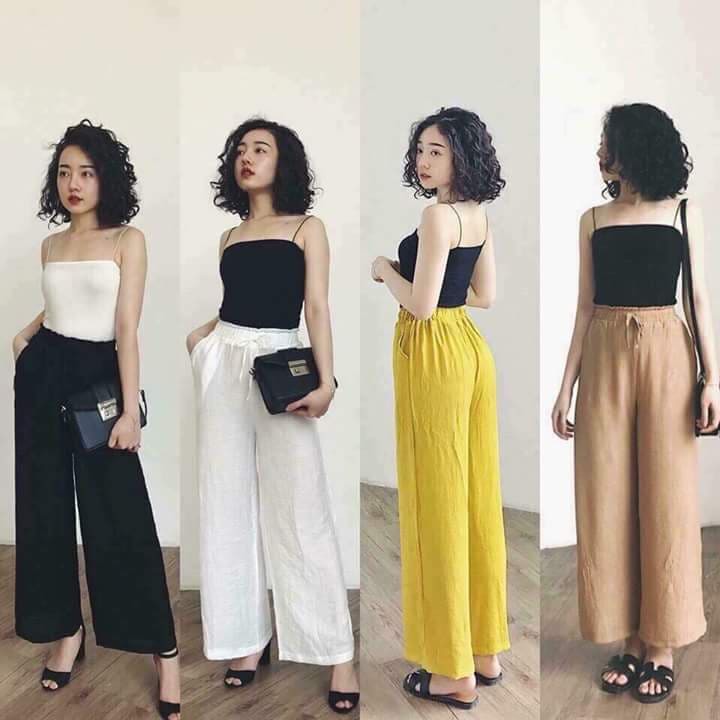 Áo 2 dây sợi bún mỏng crt croptop dáng dài màu đen màu trắng giá rẻ | BigBuy360 - bigbuy360.vn