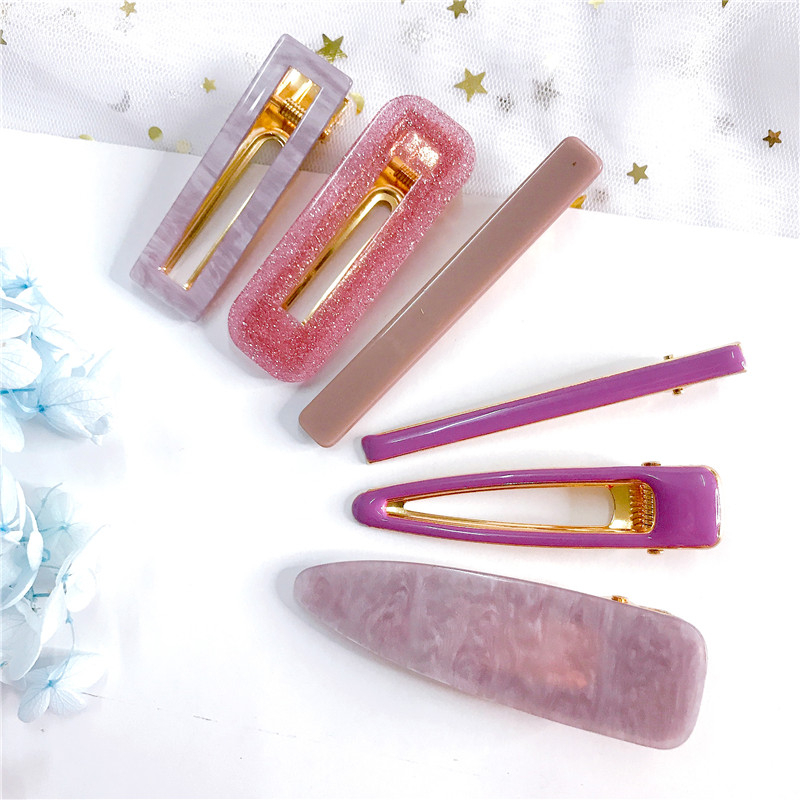 Set 3 Kẹp Tóc Kim Loại Họa Tiết Da Báo Thời Trang Cho Nữ