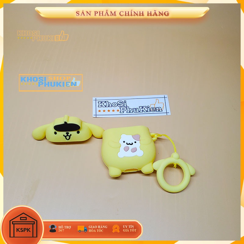 Case airpods - Phân loại màu Vàng + Nâu [nhiều hình]  - Tặng móc treo