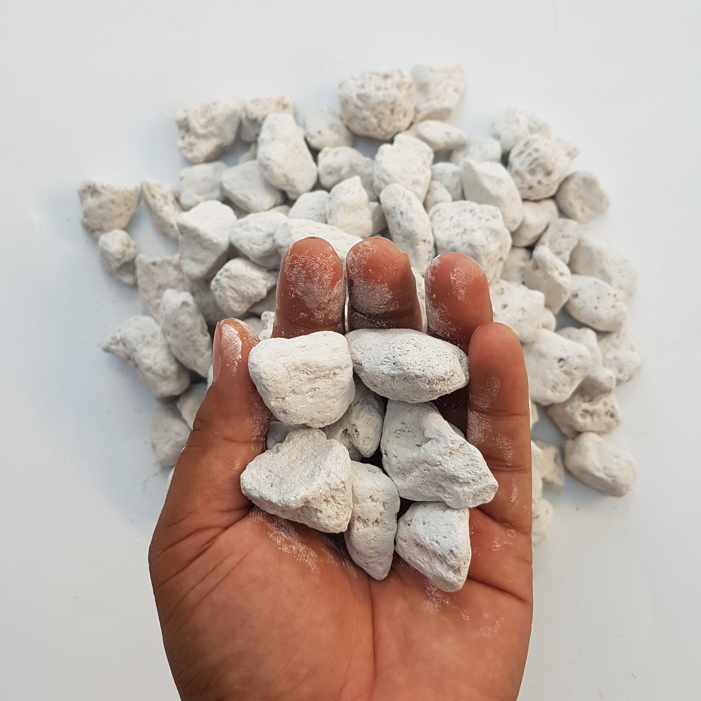 Nham thạch trắng, đá bọt, đá lông vũ (1kg)