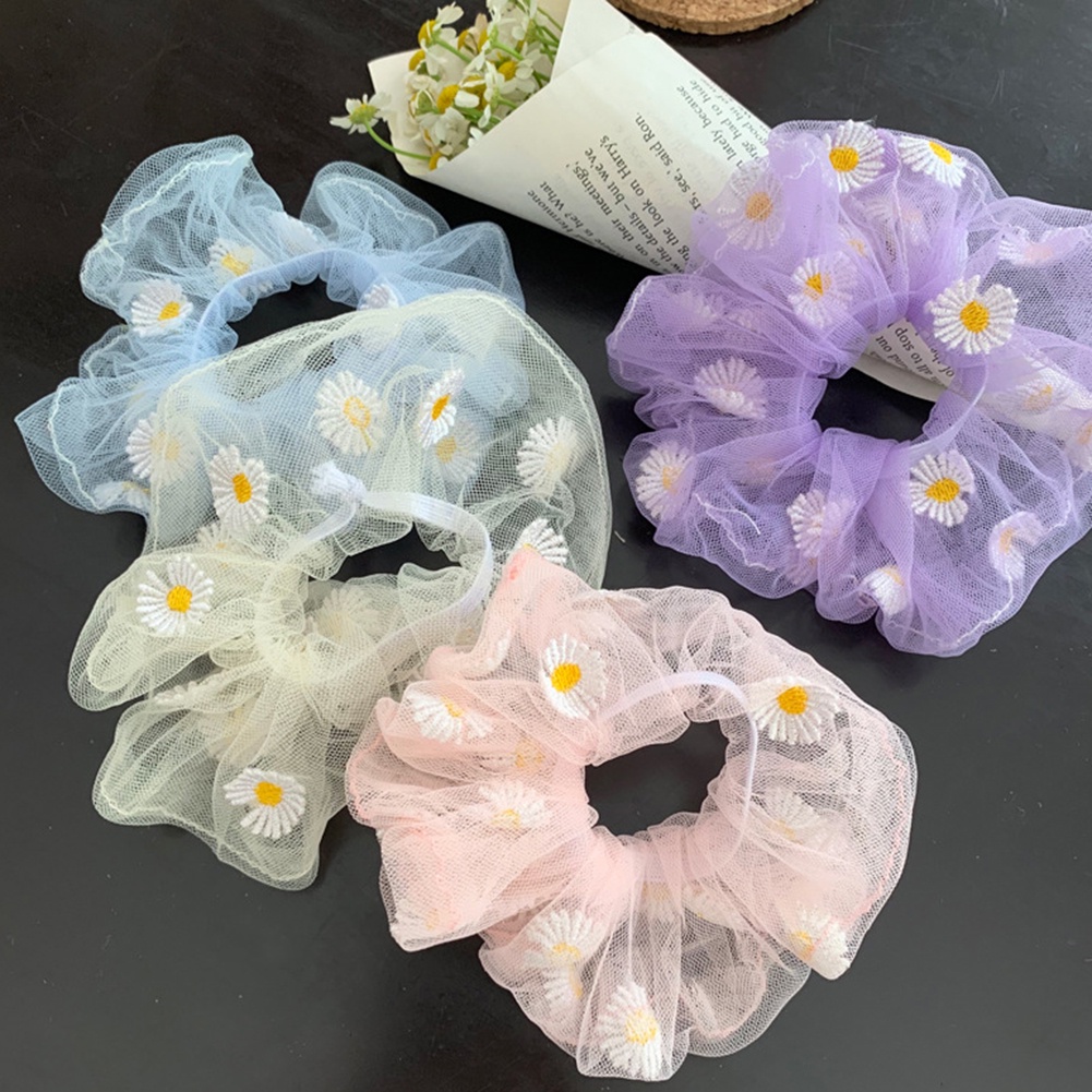 Set 3 Dây Buộc Tóc Co Giãn Thời Trang Cho Nữ