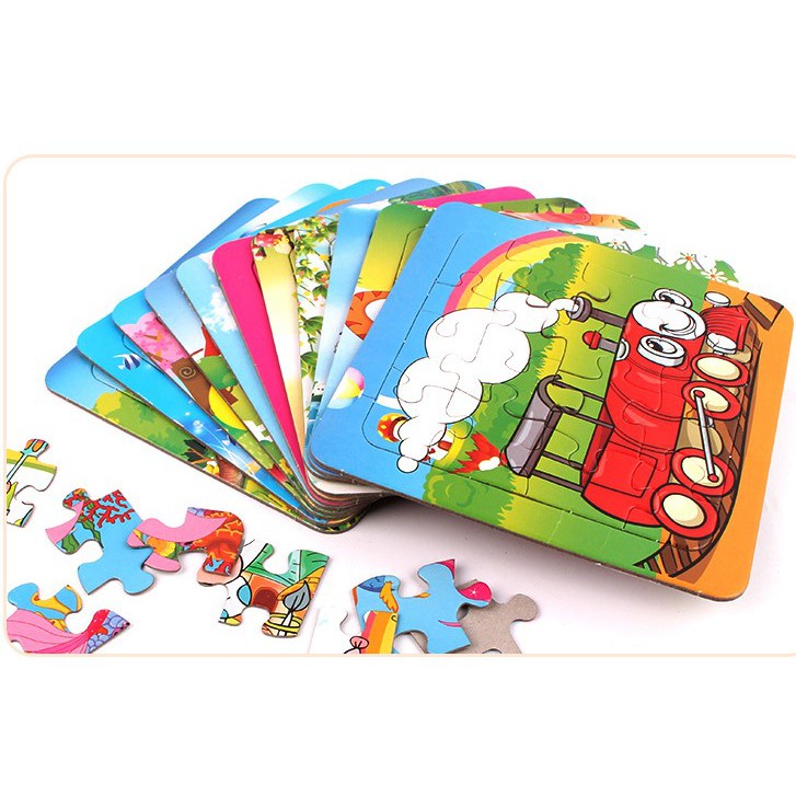 quà tặng gép hình puzzle 12 và 16 miếng