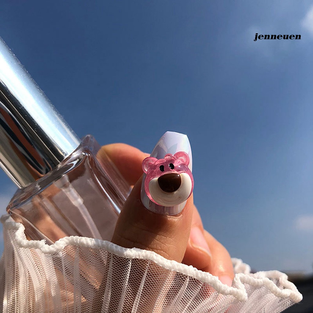 [Hàng mới về] Phụ kiện trang trí móng tay hình chú gấu nhỏ đáng yêu