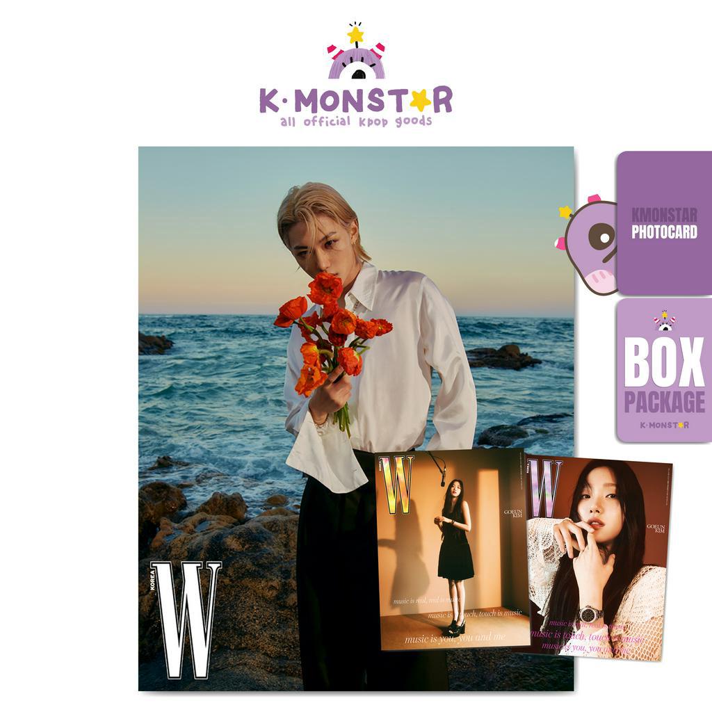 Hình chụp KMONSTAR 2023.6 W nhóm nhạc Hàn Quốc STRAY KIDS KIM GOEUN