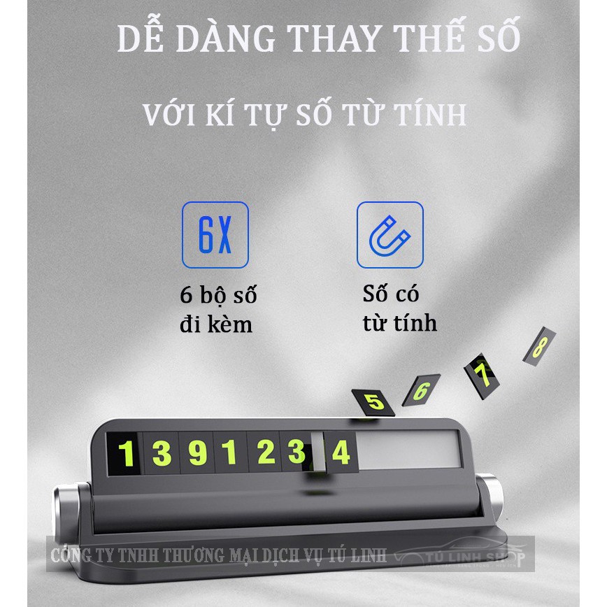 Bảng ghi số điện thoại cho xe ô tô khi dừng đỗ - Có giá đỡ điện thoại | BigBuy360 - bigbuy360.vn