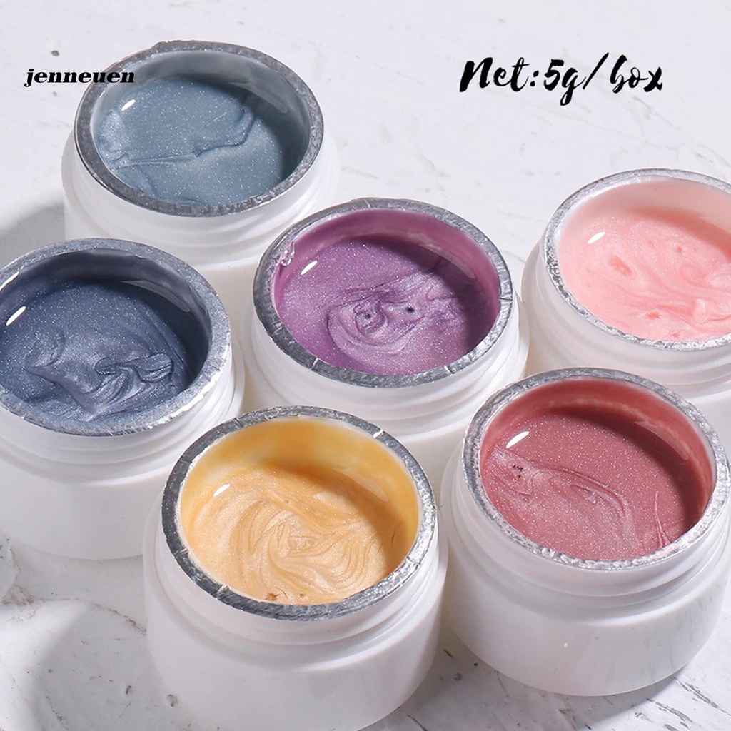 [Hàng mới về] Gel sơn móng tay UV tạo vân vỏ sò lấp lánh lâu trôi không mùi cho nữ