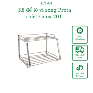Kệ để lò vi sóng Prota inox chính hãng kiểu chữ D cao cấp, kệ lò vi sóng lắp ráp, độ bền cao