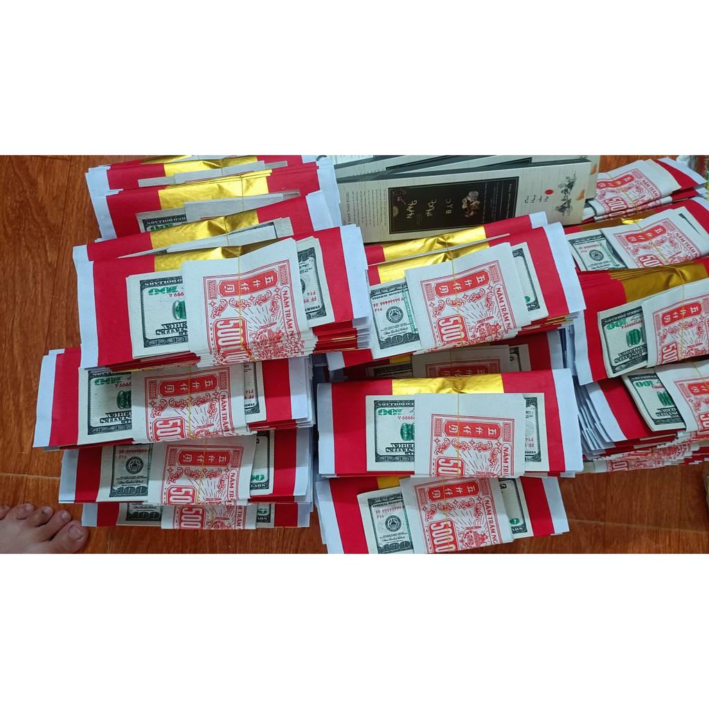 Đồ thờ cúng lễ tiền vàng mã có dầu chè ngựa nến đồ tiêu dùng nhanh - Shop Tiền Vàng Hương Nến