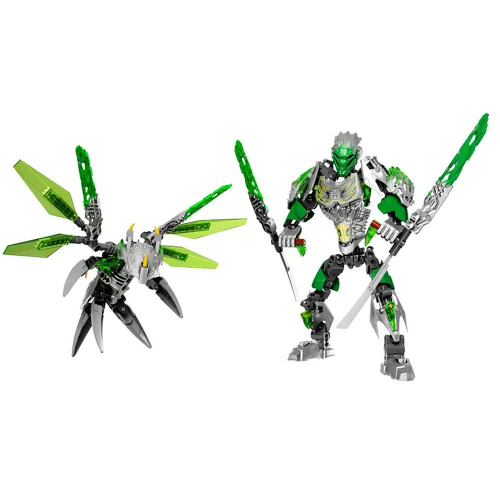 Đồ chơi lắp ráp KSZ Bionicle Lewa &amp; Uxar Jungle Unity Set kết hợp của 609-1 và 610-1 chất liệu nhựa ABS New4all Unboxing