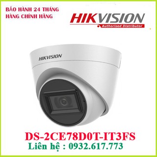 Camera Dome 4 in 1 hồng ngoại 2.0 Megapixel HIKVISION DS-2CE78D0T-IT3FS