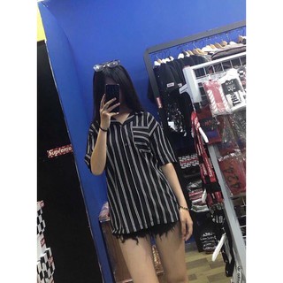 Áo Sơ Mi Kẻ Sọc-[shopleona]