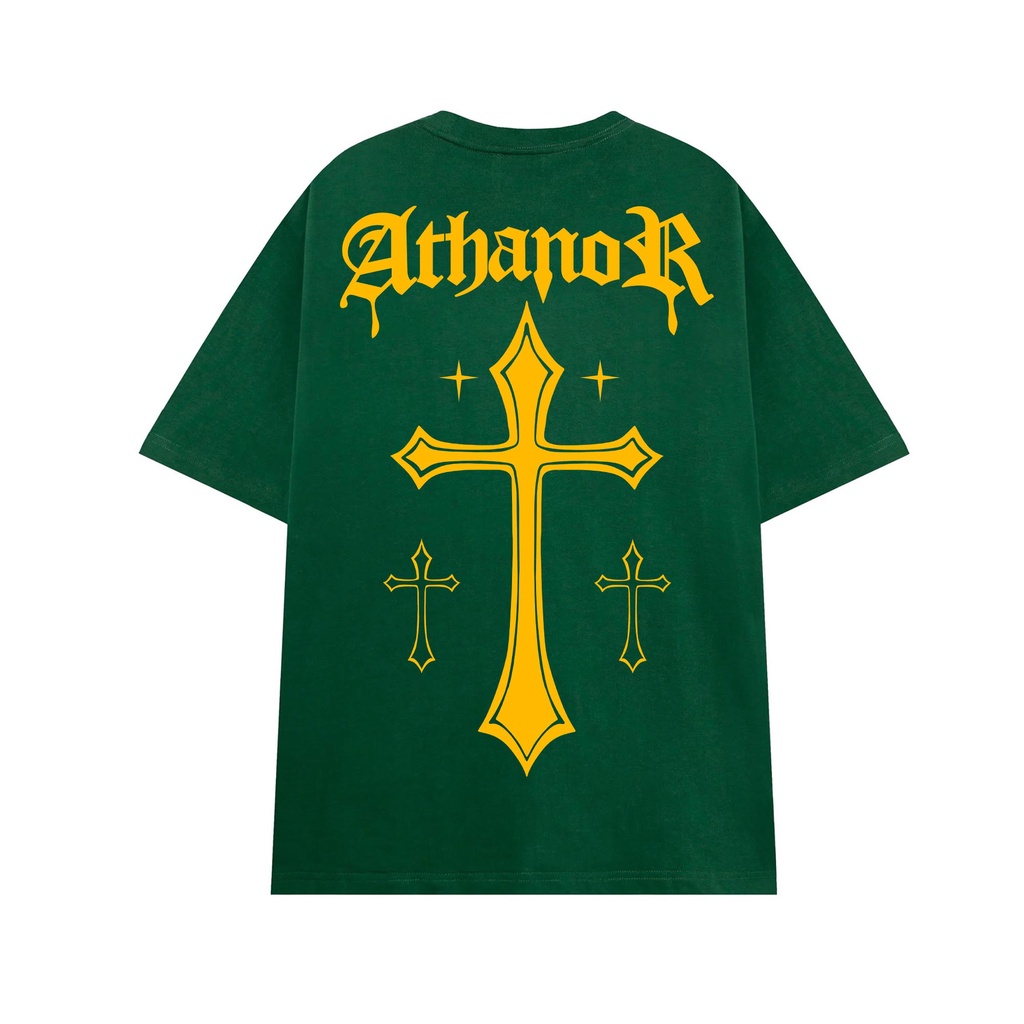 Áo form rộng tay lỡ ATHANOR chất cotton premium mẫu thập giá vàng nhiều màu