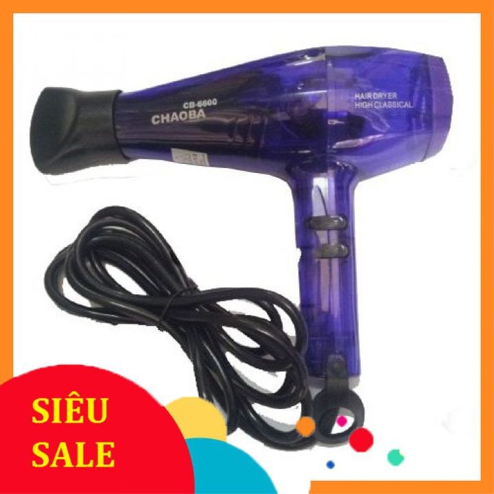 Máy Sấy Tóc Công Suất Lớn Chaoba CB - 6600 , Máy sấy 2 chiều 3 chế độ nhiệt {Bảo Hành 6 tháng)
