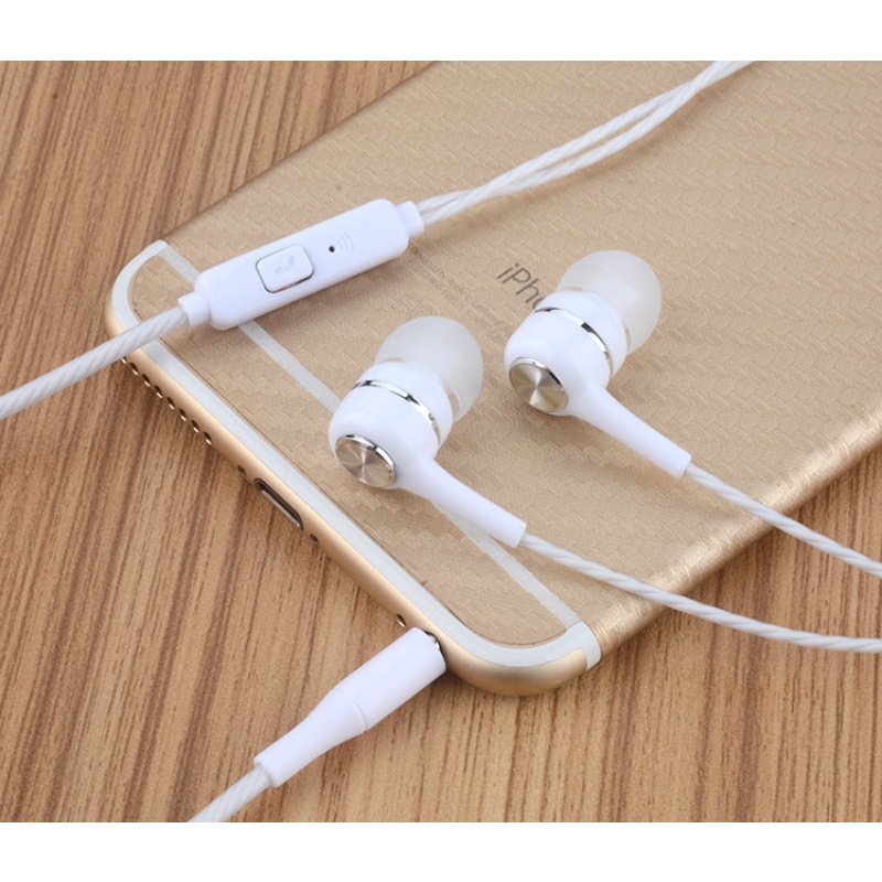 Tai Nghe Thể Thao S12 Siêu Trầm Có Dây Điều Khiển Và Mic