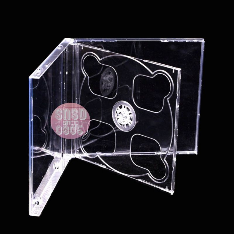 Case CD , Vỏ Đĩa CD Trong Suốt (Có chỗ để bìa trước và sau )