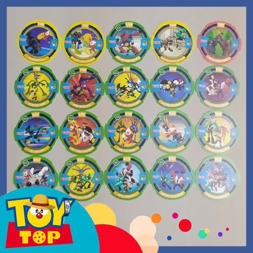 Thẻ bài nhựa 2nd ko seal Ben 10 Oishi cua Crabme Crab me hóa thân siêu phàm - Thẻ thường & nhóm 4