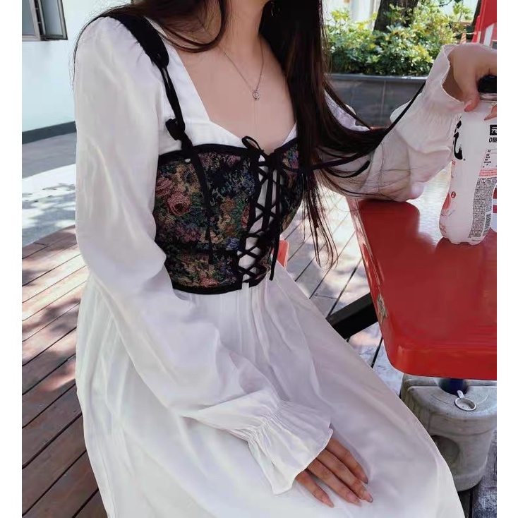 Set váy babydoll và corset phong cách ul zang
