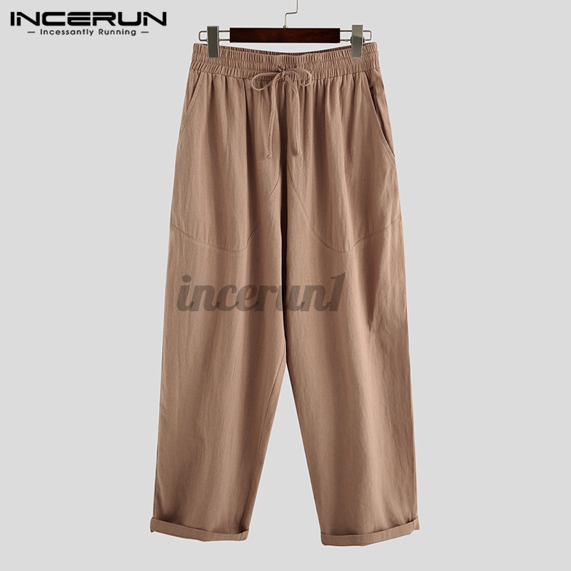 Quần Dài INCERUN Cotton Dây Rút Cho Nam | BigBuy360 - bigbuy360.vn
