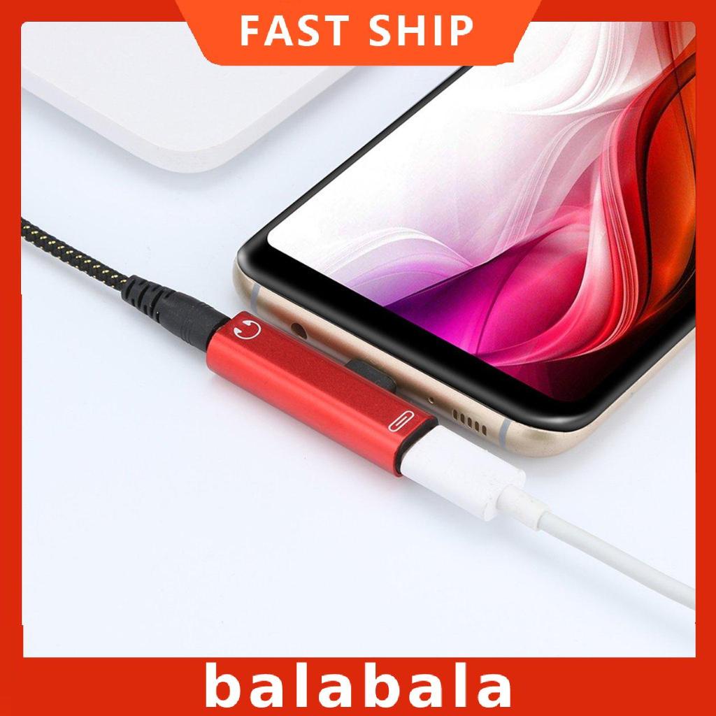 [BL]Type-c Headphone Adapter Type-c Cable Audio Adapter Charging Audio Combo