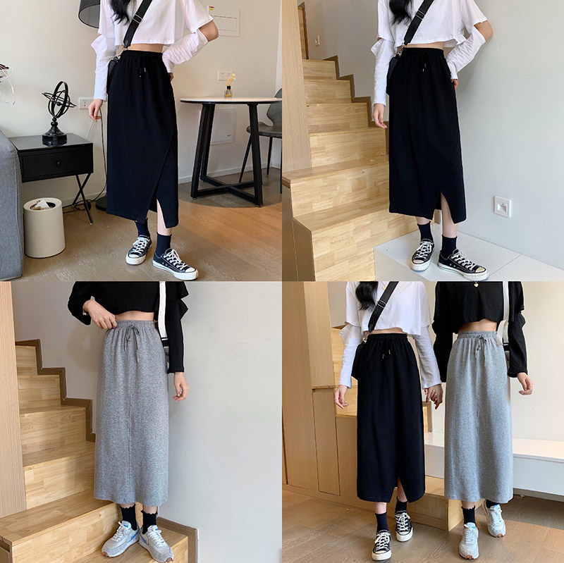 Chân Váy Dài Xẻ Tà Form Rộng Thời Trang Cho Nữ | BigBuy360 - bigbuy360.vn