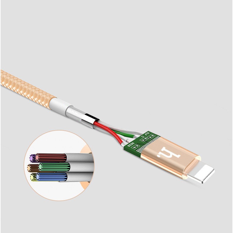 CÁP SẠC 3 ĐẦU HOCO X2 - MICROUSB-LIGHTNING-USB TYPE C (bảo hành 3 tháng)