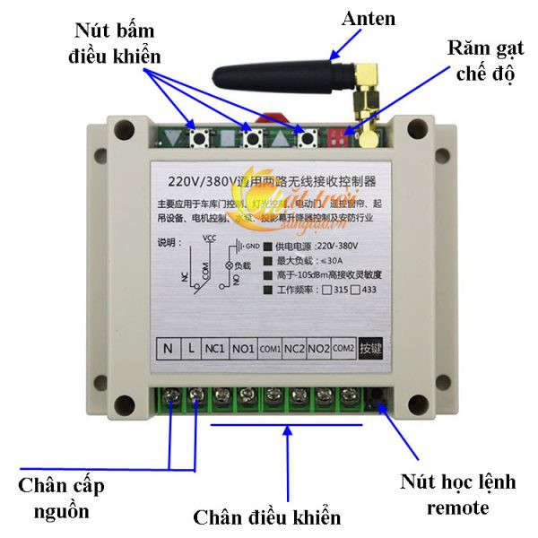 Bộ điều khiển đảo chiều động cơ 30A