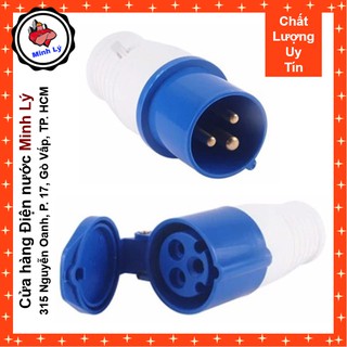 Ổ Cắm – Phích Cắm 1 Pha 3 Chấu Công nghiệp Cao Cấp (16A/ 220 - 250V)